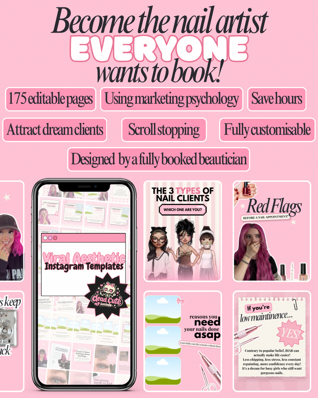 Become the nail tech EVERYONE wants to book!